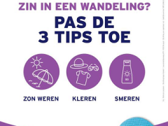 Buiten werken, een terrasje doen, picknicken of fietsen in de zon? Pas de 3 tips toe!